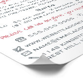 Meisje & Konijn, Oppas, Kinderdagverblijf, Peuter Poster (Hoek)