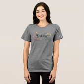 Meisje Kusser Lesbienne Tri-Blend Shirt (Voorkant volledig)