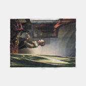 Meisje leest een brief bij het raam, Vermeer Fleece Deken (Voorkant (Horizontaal))