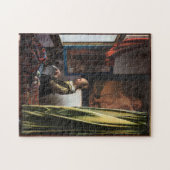 Meisje leest een brief in een open venster, Vermee Legpuzzel (Horizontaal)