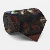 Meisje leest een brief in een open venster, Vermee Stropdas (Opgerold)