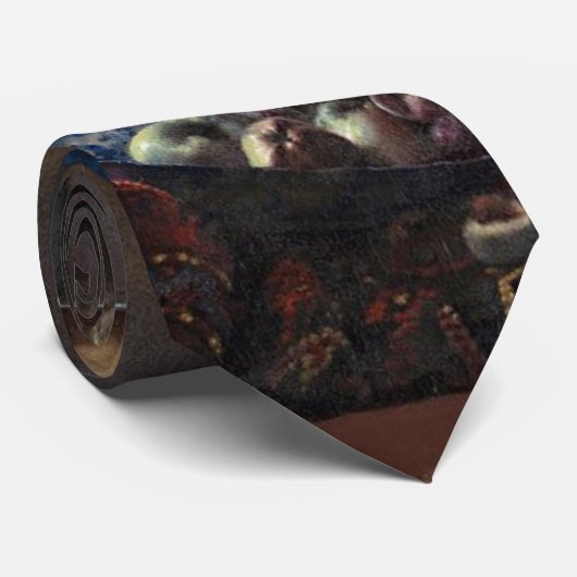 Meisje leest een brief in een open venster, Vermee Stropdas (Opgerold)