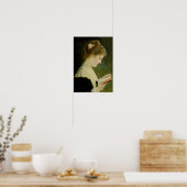 Meisje leest  kunstPoster Poster (Keuken)