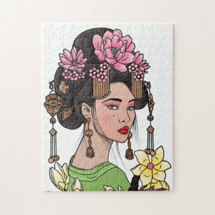 Meisje Legpuzzel