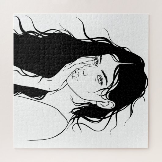 Meisje Legpuzzel (Horizontaal)