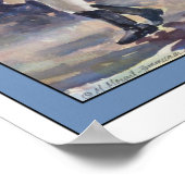 Meisje leidt haar Pony kunstwerk Poster (Hoek)