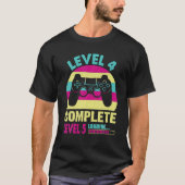 Meisje Level 4 Compleet Grappig 4e T-shirt (Voorkant)
