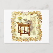 Meisje Lezen met Daffodils Briefkaart (Voorkant)