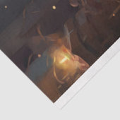 Meisje Lezing Boeken 1 Decoupage papier (Detail)