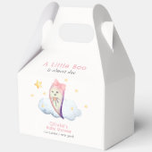 Meisje Little Boo Bow Ghost Halloween Baby shower Bedankdoosjes (Voorkant)