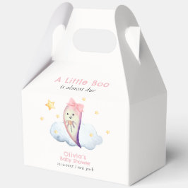Meisje Little Boo Bow Ghost Halloween Baby shower Bedankdoosjes