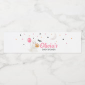 Meisje Little Boo is bijna het gevolg van Baby sho Waterfles Etiket (Enkel label)