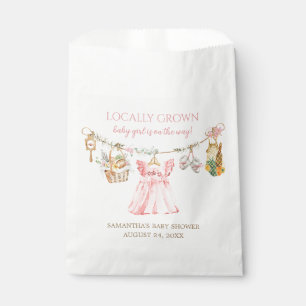 Meisje Lokale Groei Baby Shower Cocktail Bedankzakje