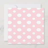 Meisje Luier Pin Douche Uitnodiging (Achterkant)