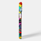 Meisje Luisteren naar Muziek op Hoofdtelefoon Psyc Case-Mate iPhone Case (Achterkant / Rechts)