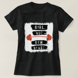 Meisje Maar Gym Beest Fitness T-shirt