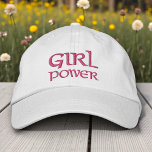 Meisje Macht Eenvoudige Moderne Typografie Custom Geborduurde Pet<br><div class="desc">Girl Power Simple Modern Typography Custom Embroidered Baseball Pet bevat de eenvoudige,  moderne geborduurde tekst "Girl Power". Perfect als cadeau voor je beste vriend,  neef,  zus,  moeder en meer. Creëer door Evco Studio www.zazzle.com/store/evcostudio</div>