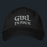 Meisje Macht Eenvoudige Moderne Typografie Custom Geborduurde Pet<br><div class="desc">Girl Power Simple Modern Typography Custom Embroidered Baseball Pet bevat de eenvoudige,  moderne geborduurde tekst "Girl Power". Perfect als cadeau voor je beste vriend,  neef,  zus,  moeder en meer. Creëer door Evco Studio www.zazzle.com/store/evcostudio</div>