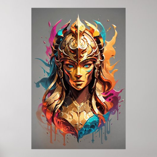 Meisje Macht: Vrouw Warrior v01 Poster (Voorkant)