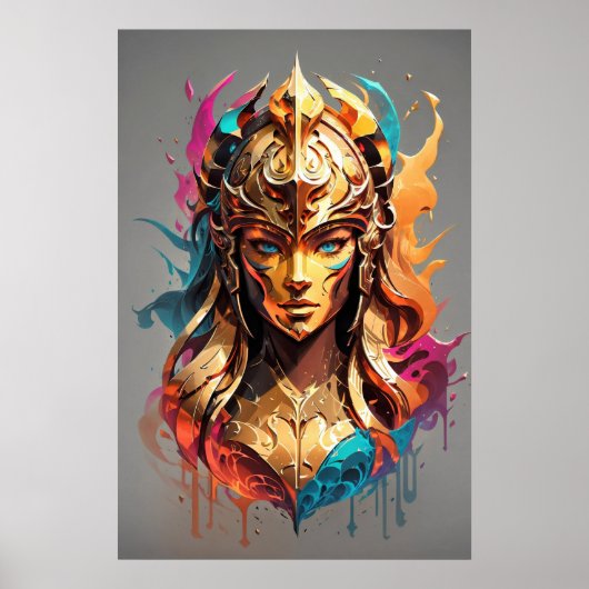 Meisje Macht: Vrouw Warrior v01 Poster (Voorkant)