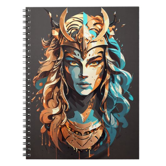 Meisje Macht: Vrouw Warrior v02 Notitieboek (Voorkant)