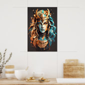 Meisje Macht: Vrouw Warrior v02 Poster (Keuken)