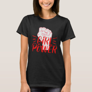 Meisje Macht Zwart Geschiedenis Emancipatie Femini T-shirt