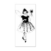  meisje Magic Wand Rubber Stempel (Afrduk)