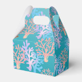 Meisje magische schildpad onder het zee regenboog  bedankdoosjes (Achterkant)