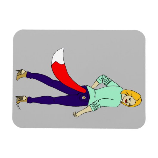 meisje magneet (Horizontaal)