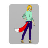 meisje magneet (Verticaal)