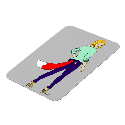 meisje magneet (Linkerzijde)