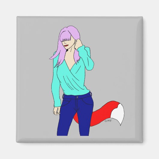 meisje magneet (Voorkant)