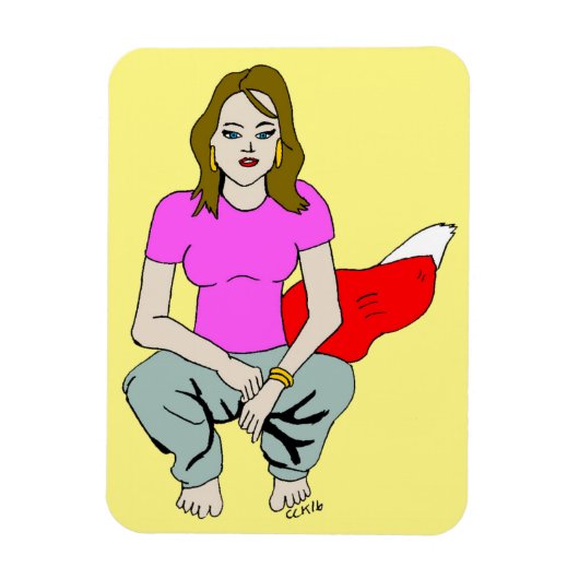 meisje magneet (Verticaal)