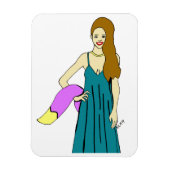 meisje magneet (Verticaal)