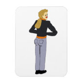meisje magneet (Verticaal)