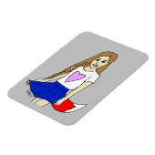 meisje magneet (Linkerzijde)