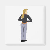 meisje magneet (Voorkant)