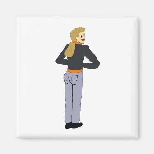 meisje magneet (Voorkant)