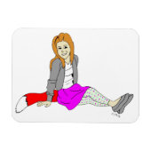 meisje magneet (Horizontaal)