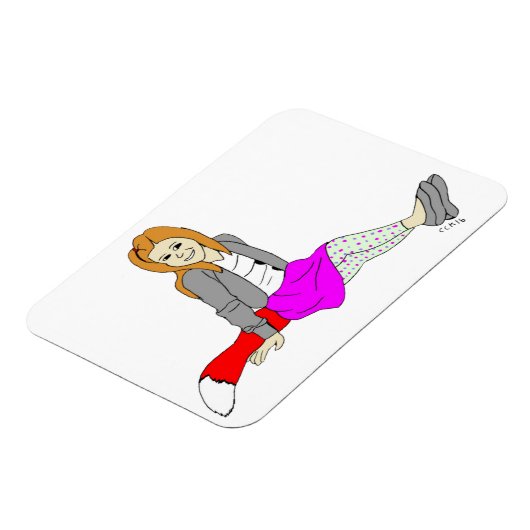 meisje magneet (Linkerzijde)