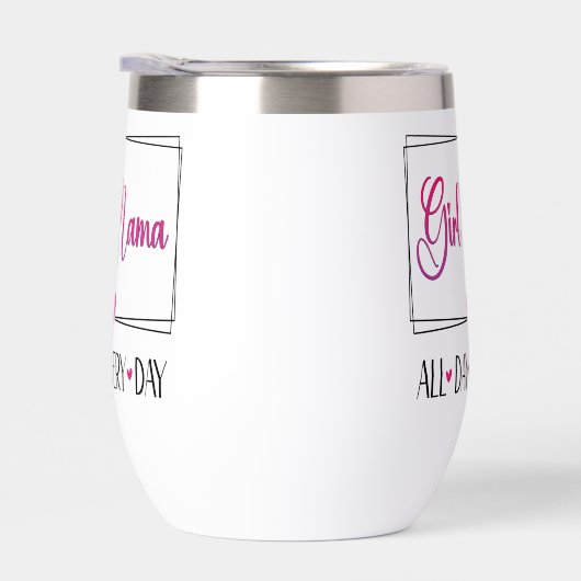 Meisje Mama De hele dag elke dag (Rechts)