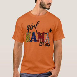 Meisje Mama Est 2024 T-shirt
