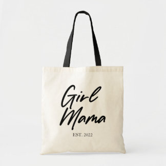 Meisje mama Est Jaar Minimale mama mama Tote Bag