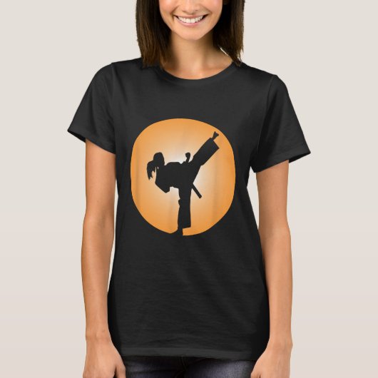 Meisje Martial Arts T-shirt (Voorkant)
