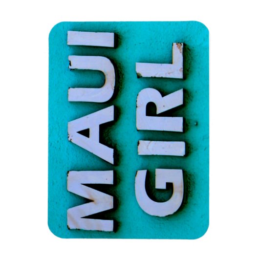 meisje maui green magneet (Verticaal)