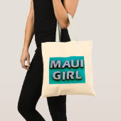 meisje maui green tote bag (Voorkant (product))