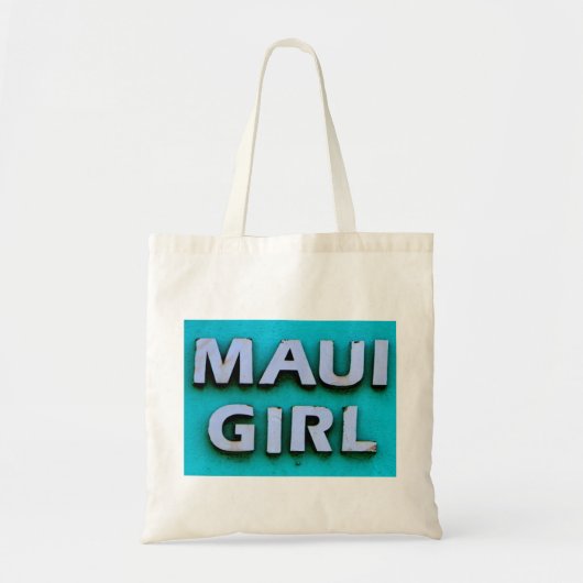meisje maui green tote bag (Voorkant)