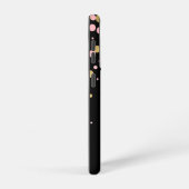 Meisje meisje glam roze glitter hart samsung galaxy hoesje (Rechterkant)