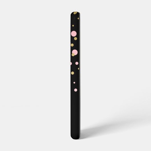 Meisje meisje glam roze glitter hart samsung galaxy hoesje (Linkerkant)